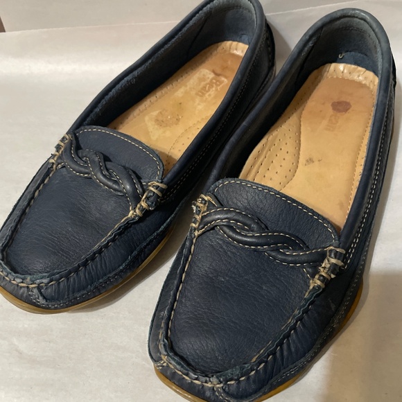 Blue leather shoes - Picture 1 of 15